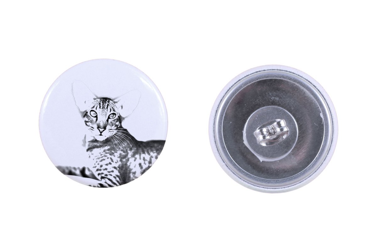 Kot orientalny kolczyki z kotem mały Art-Dog