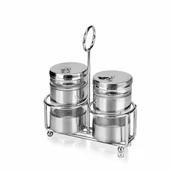 Pojemniki na przyprawy - Przyprawnik 3 elementy OTTAVIO transparentny - miniaturka - grafika 1