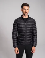 Kurtki męskie - kurtka pikowana militello czarny - miniaturka - grafika 1