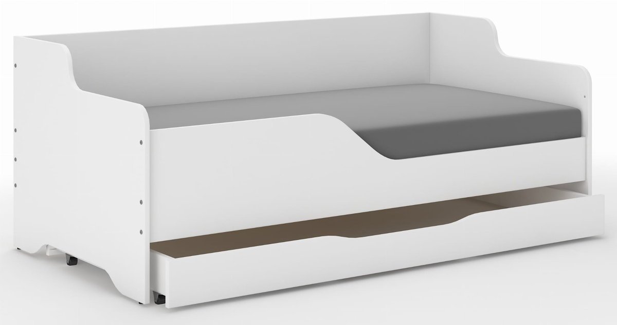 Łóżko dziecięce LILU 160x80 LEWA biała
