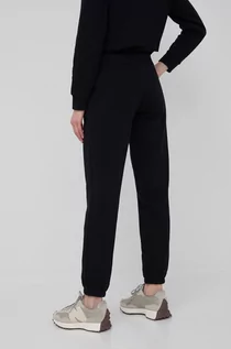 Spodnie damskie - Napapijri spodnie damskie kolor czarny gładkie - grafika 1