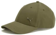 Czapki męskie - Czapka Męska Puma Metal Z Daszkiem Swoosh Brown Bejsbolówka Metalowe Logo - miniaturka - grafika 1