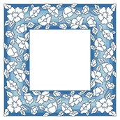 Pasmanteria - Haft krzyżykowy - Zestaw do haftu - Serwetka z kwiatkami - miniaturka - grafika 1