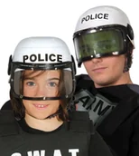 Stroje karnawałowe - Kask hełm policyjny USA antyterrorysty strój - miniaturka - grafika 1