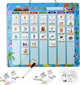 Zabawki kreatywne - Planer kalendarz tygodniowy magnetyczny Tablica magnetyczna Montessori - miniaturka - grafika 1