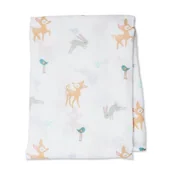 Koce i narzuty dla dzieci - Lulujo, Kocyk muślinowy, 120x120 cm, Sarenka - miniaturka - grafika 1