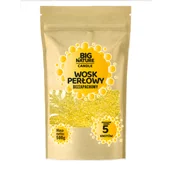 Świece - Wosk perłowy bezzapachowy - żółty 500g - miniaturka - grafika 1