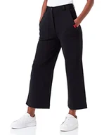 Spodnie damskie - Love Moschino Damskie spodnie Regular Fit Personalized Withlogo Rubber Label Casual Pants, Schwarz, 42 - miniaturka - grafika 1