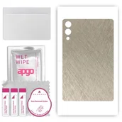 Akcesoria do tabletów i e-booków - folia naklejka skórka strukturalna na TYŁ do Samsung Galaxy Tab S9 Plus - Tytan Srebrny - apgo SKINS - miniaturka - grafika 1