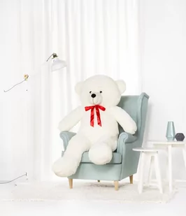 Miś Gustaw, Miś Bueno, biały, 140 cm - Maskotki i pluszaki - miniaturka - grafika 1