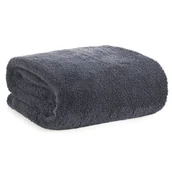 Koce - Koc LORI stalowy 70x160 polarowy - miniaturka - grafika 1