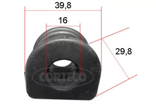CORTECO Zawieszenie, stabilizator 49371838 - Łączniki stabilizatorów - miniaturka - grafika 1