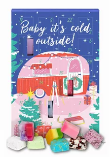 Bomb Cosmetics - The Bomb Advent Calendar - Kalendarz Adwentowy z kosmetykami do kąpieli - BABY IT''S COLD OUTSIDE! - Kosmetyki kąpielowe dla dzieci - miniaturka - grafika 1