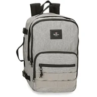 Torby na laptopy - Pepe Jeans Aris Evergreen Plecak kabinowy na laptopa 15,6" szary 25x40x20 cm Poliester by Joumma Bags - miniaturka - grafika 1