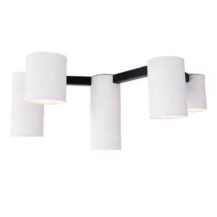 Sufitowa lampa wielopunktowa Laxer C0230 Maxlight metalowe tuby biały czarny - Lampy sufitowe - miniaturka - grafika 1
