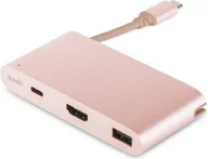 Stacje dokujące i replikatory portów - Stacja/replikator Moshi USB-C Multiport Adapter 99MO084207 - miniaturka - grafika 1
