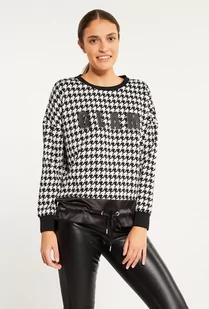Bluza damska z wzorem - Monnari - Bluzy damskie - miniaturka - grafika 1