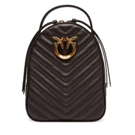 Plecaki - Plecak PINKO Love Click Mini Backpack PE 25 PLTT 103614 A1J2 Brązowy - miniaturka - grafika 1