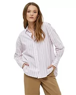 Koszulki i topy damskie - Peppercorn Damska koszulka z dekoltem w serek Monique, różowy w paski, S, Różowy pasek fuksja, S - miniaturka - grafika 1