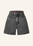 Spodenki damskie - Pepe Jeans Szorty Boxy grau - miniaturka - grafika 1