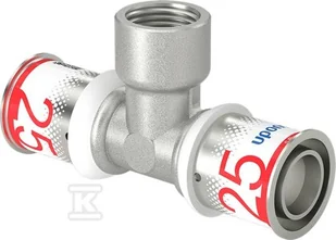 Trójnik z gwintem wewnętrzny 25-Rp1/2"FT-25 Uponor S-Press Plus - Łączniki, trójniki, kształtki - miniaturka - grafika 1