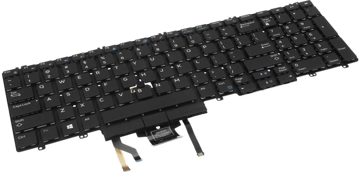 Klawiatura Movano Klawiatura laptopa do Dell Precision 7540, 7730, 7740 podświetlana, trackpoint