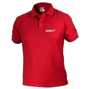 Dedra Koszulka polo BH5PC-S Czerwony rozmiar S) - Odzież robocza - miniaturka - grafika 1