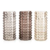 Wazony i flakony - Szkło Dekoracyjne 102102 O 10.7 x 22 Cm Brązowy szt. 9 - miniaturka - grafika 1