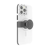Etui i futerały do telefonów - PopSockets: PopCase do MagSafe - etui do iPhone 13 Pro Max ze zdejmowanym cokołem PopGrip Slide i uchwytem z wymiennym topem - białe - miniaturka - grafika 1