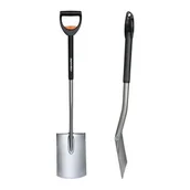 Łopaty i widły - Szpadel ostry teleskopowy SmartFit Fiskars 105,4 cm - miniaturka - grafika 1