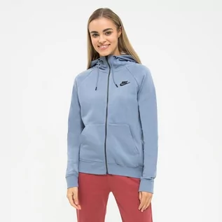 Bluzy damskie - NIKE BLUZA ROZPINANA Z KAPTUREM W NSW ESSNTL FLC - grafika 1