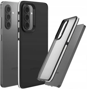 Etui Do Samsung Galaxy A56 Matowe, Biała Ramka, Bumper, Plecki, Ochronne - Etui i futerały do telefonów - miniaturka - grafika 1