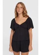 Bluzki damskie - O'Neill Bluzka "Hughes" w kolorze czarnym - miniaturka - grafika 1