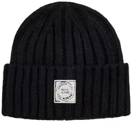 Czapki damskie - Pepe Jeans Czapka damska Tilde Beanie, czarny (czarny), Rozmiar uniwersalny - miniaturka - grafika 1