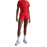 Spodenki damskie - Nike Aeroswift szorty do biegania ADV, z technologią Dri-Fit, zintegrowane slipy i średni ściągacz dla kobiet, Lt Crimson/Black, FN2328-696, 2XL - miniaturka - grafika 1