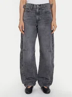 Spodnie damskie - Levi's® Jeansy Cinch 003V5-0000 Szary Baggy Fit - miniaturka - grafika 1