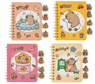Notes Kapibara z zakładkami 64k 87X113mm - artykuł papierniczy - Notesy i bloczki Notes Kapibara z zakładkami 64k 87X113mm - artykuł papierniczy - Notesy i bloczki - miniaturka - grafika 1