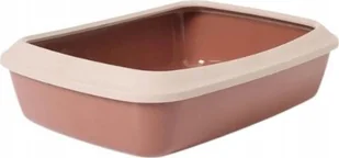 Savic SAVIC-KUWETA DLA KOTA IRIZ 42cm TUSCAN RED /6 - Kuwety dla kotów - miniaturka - grafika 1