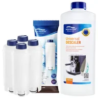 Akcesoria i części do ekspresów do kawy - Zestaw Do Delonghi Filtr AL-S002 4szt, Odkamieniacz Uniwersalny Aqualogis 1L - miniaturka - grafika 1