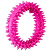 Zabawki dla psów - BARRY KING BARRY KING Mały ring XS dla szczeniąt różowy 9,5 cm - miniaturka - grafika 1