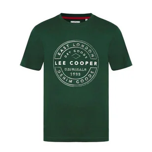 Lee Cooper koszulka męska zielona C Logo, Rozmiar XXL - Koszulki męskie - miniaturka - grafika 1