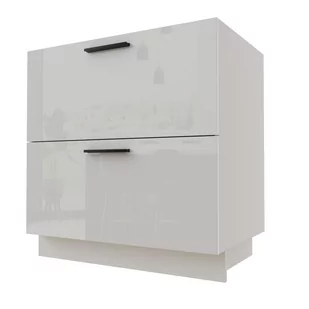 Torino Szafka Dolna D2M/80 Metabox Biały Połysk - Meble kuchenne - miniaturka - grafika 1
