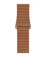 Akcesoria do smartwatchy - Pasek do Apple Watch 45mm Skórzany Rozmiar M - brązowy - miniaturka - grafika 1