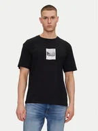 Koszulki męskie - HUGO T-Shirt Darthy 50537535 Czarny Relaxed Fit - miniaturka - grafika 1