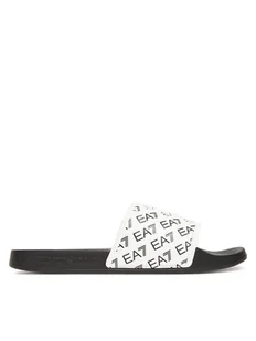 EA7 Emporio Armani Klapki 7X000109 AF15125 F0043 Biały - Klapki i japonki męskie - miniaturka - grafika 1