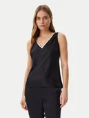 Koszulki i topy damskie - Calvin Klein Top K20K208185 Czarny Regular Fit - miniaturka - grafika 1