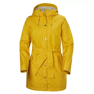 Damski płaszcz przeciwdeszczowy Helly Hansen Lyness II essential yellow - S - Kurtki damskie - miniaturka - grafika 1