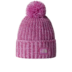 Czapka The North Face Cosy Chunky Cabin 0A887W83O1 - różowa - Czapki i chusty sportowe damskie - miniaturka - grafika 1