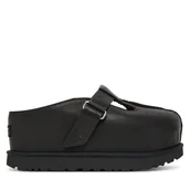 Klapki i japonki damskie - Klapki Ugg W Goldenstar Hi Clog 1169591 Czarny - miniaturka - grafika 1