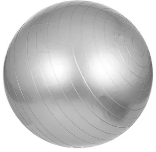 Gorilla Sports Piłka treningowa szara 55cm (100490-00033-0059) - Piłki do ćwiczeń - miniaturka - grafika 1